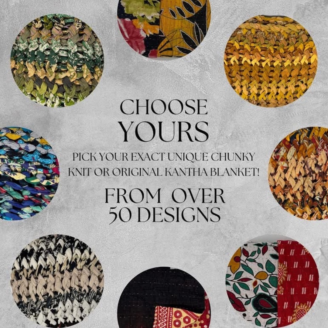 🛋️ Tired of your decor feeling...blah?
Need to add a little pizazz to your space without a full room makeover?

✨ A chunky knit blanket is your secret weapon.
It’s bold. It’s beautiful. It’s full of personality.
And now, you can choose the perfect one to match your style. From calming neutrals to vibrant colors—there’s a statement piece waiting for you.

But here’s what makes it truly meaningful…

Each blanket creates 17 hours of dignified work for a woman who is rebuilding her life after surviving trafficking. As she hand-tears fabric, weaves on a peg loom, and shares her story, she’s not just making a blanket—
💛 She’s stitching together her new future.

And here’s the part I love most:
Her name is stitched into the corner of your blanket.
So every time you curl up, you can speak a prayer or blessing over her by name.
✨ It’s personal. It’s powerful. It’s purpose-filled.

🛍️ Ready to refresh your space and make a difference?
Comment “Cozy with a Cause” or message me for styles and details!

#ChunkyKnitBlanket #HomeDecorRefresh #ShopWithPurpose #BetterWayDesigns #EthicalDecor #SupportSurvivors #MakeADifference #CozyAndKind #FairTradeLiving #WomenSupportingWomen #FreedomThroughWork #SariStyle #PrayWithPurpose #DignifiedWork #PurposefulPurchasing