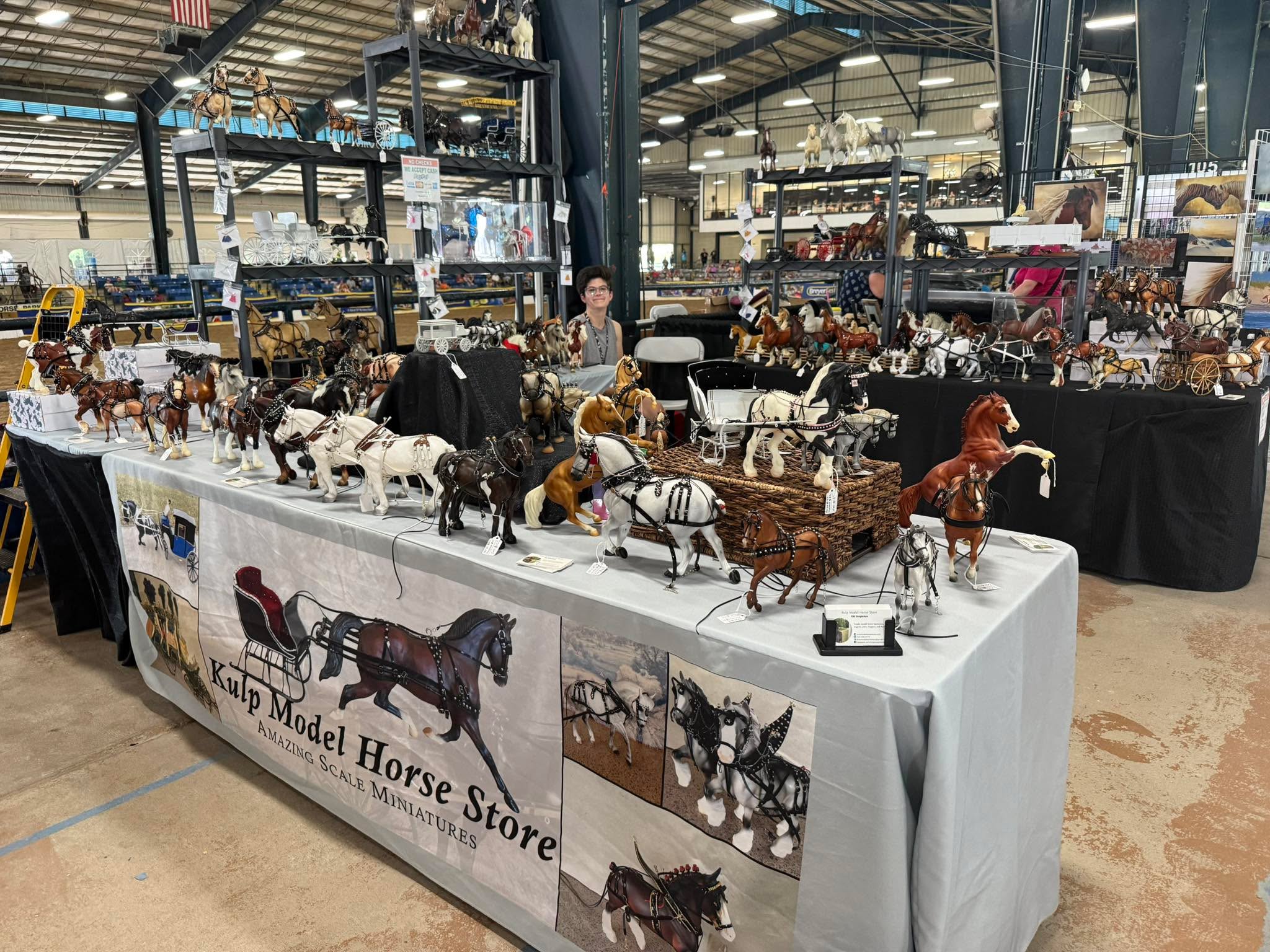 Where I’ve been the last few days.  With Tiki Kulp Model Horse Store at BreyerFest 2025!

#breyerfest2025 #breyerfest